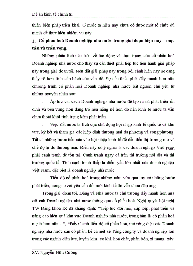 image for page Một số biện pháp nhằm tiếp tục đẩy mạnh quá trình cổ phần hoá trong một bộ phận Doanh nghiệp nhà nước ở nước ta trong giai đoạn hiện nay 1