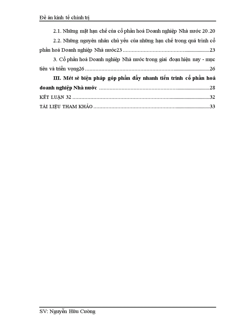 image for page Một số biện pháp nhằm tiếp tục đẩy mạnh quá trình cổ phần hoá trong một bộ phận Doanh nghiệp nhà nước ở nước ta trong giai đoạn hiện nay 1