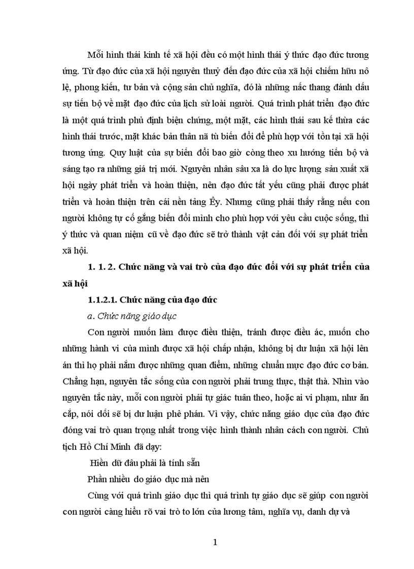 image for page Giáo dục đạo đức cho thế hệ trẻ theo tư tưởng Hồ Chí Minh Liên hệ với thực tiễn tại trường Đại học Ngoại thương