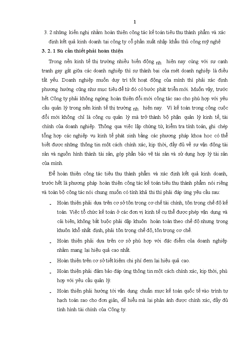 image for page Hoàn thiện công tác kế toán tiêu thụ và xác định kết quả kinh doanh tại Công ty Cổ phần Xuất Nhập khẩu thủ công mỹ nghệ 1