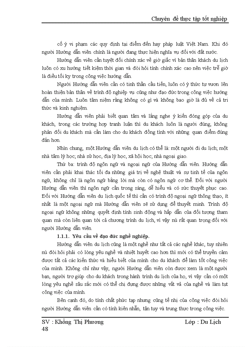 image for page Thực trạng của hoạt động hướng dẫn của Hướng dẫn viên trong Công ty TNHH du lịch Khoa Việt