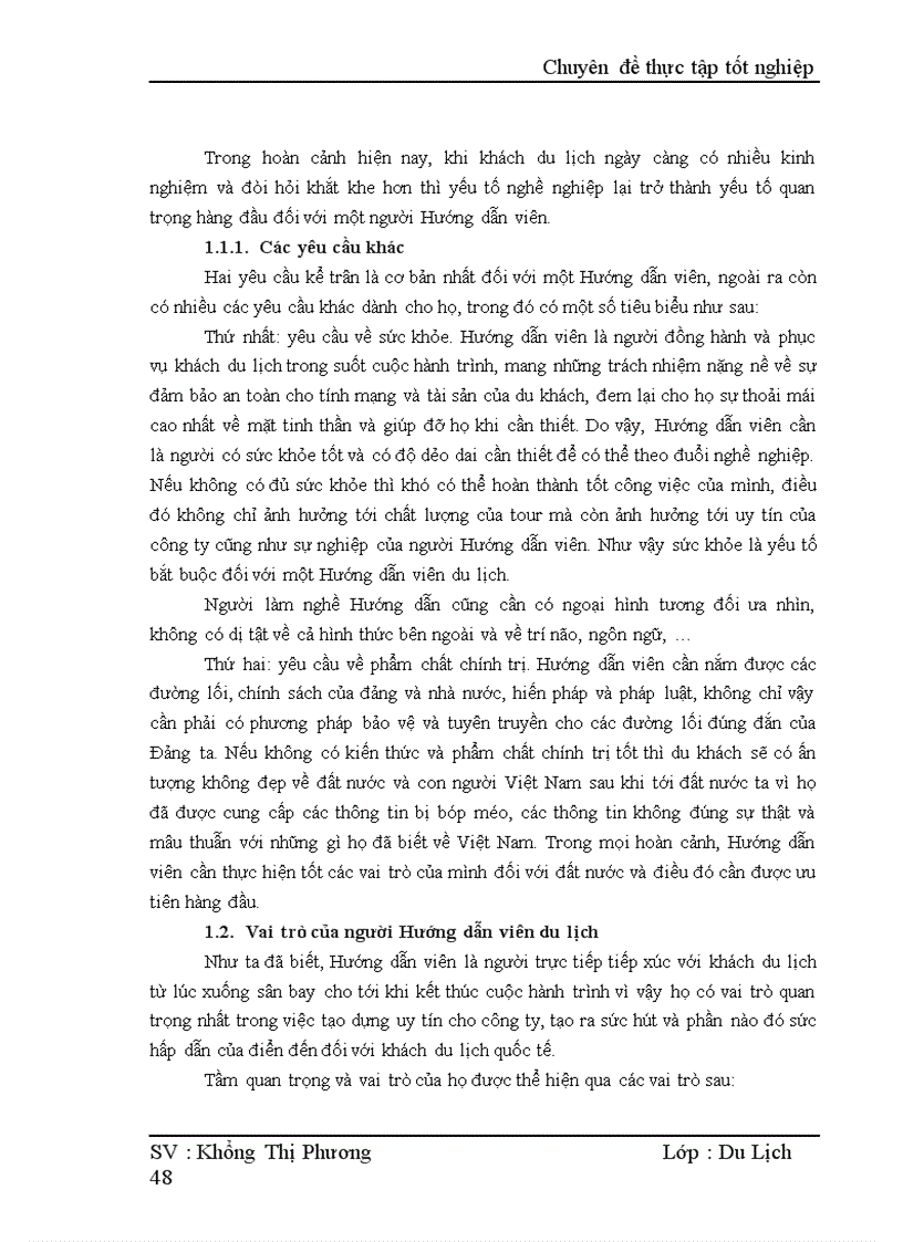 image for page Thực trạng của hoạt động hướng dẫn của Hướng dẫn viên trong Công ty TNHH du lịch Khoa Việt