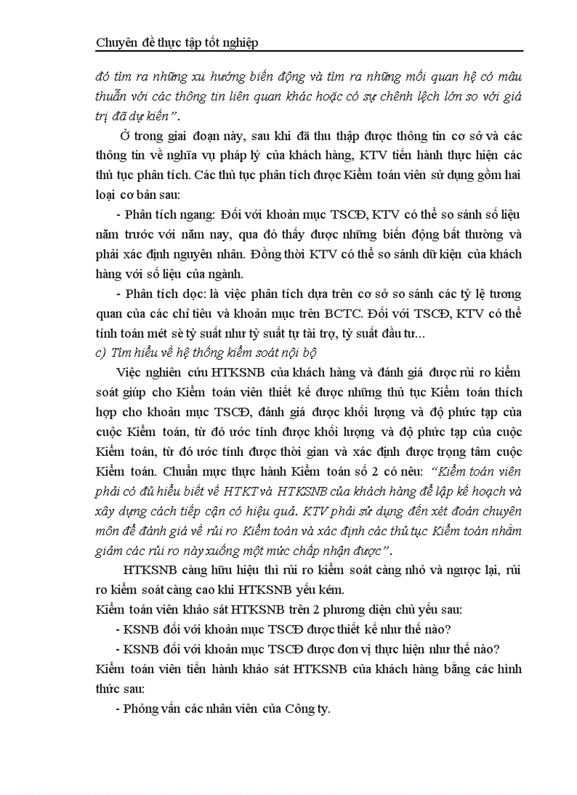 image for page Thực trạng kiểm toán khoản mục TSCĐ trong kiểm toán báo cáo tài chính do công ty TNHH Kiểm toán và Tư vấn tài chính quốc tế IFC thực hiện 1