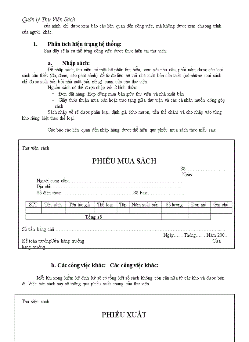 image for page Quản lý thư viện sách