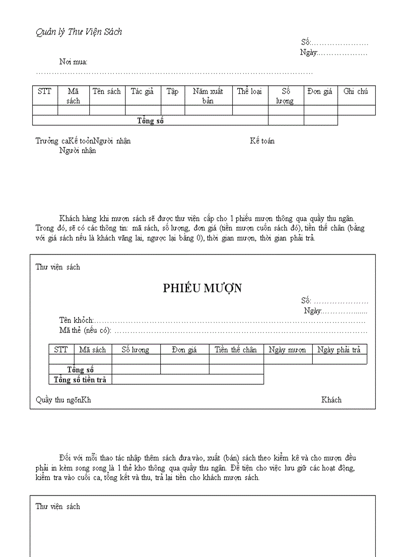 image for page Quản lý thư viện sách