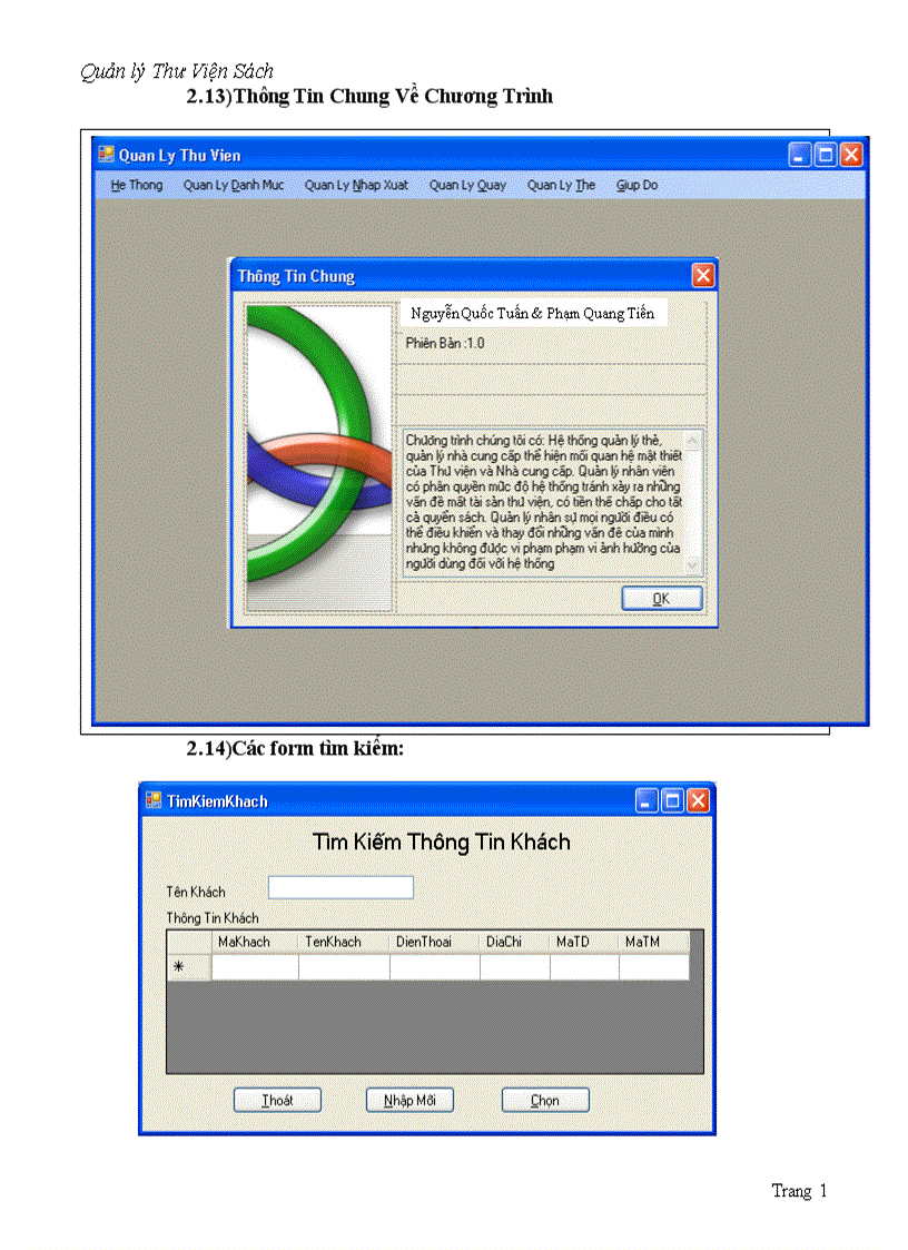 image for page Quản lý thư viện sách