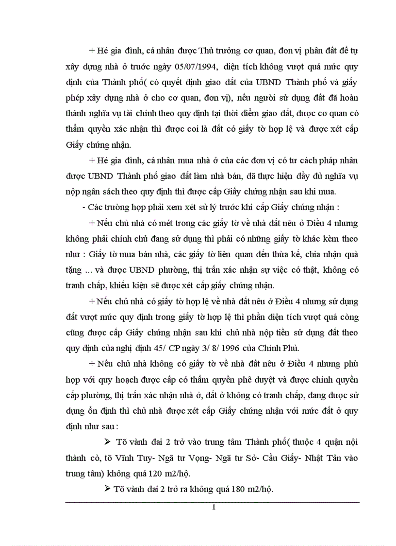 image for page Hiện trạng và một số giải pháp nhằm hoàn thiện công tác cấp giấy chứng nhận quyền sở hữu nhà và quyền sử dụng đất ở trên địa bàn Quận Hai Bà Trưng Thành phố Hà Nội