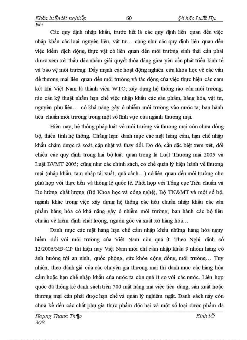 image for page Pháp luật bảo vệ môi trường trong nhập khẩu hàng hóa