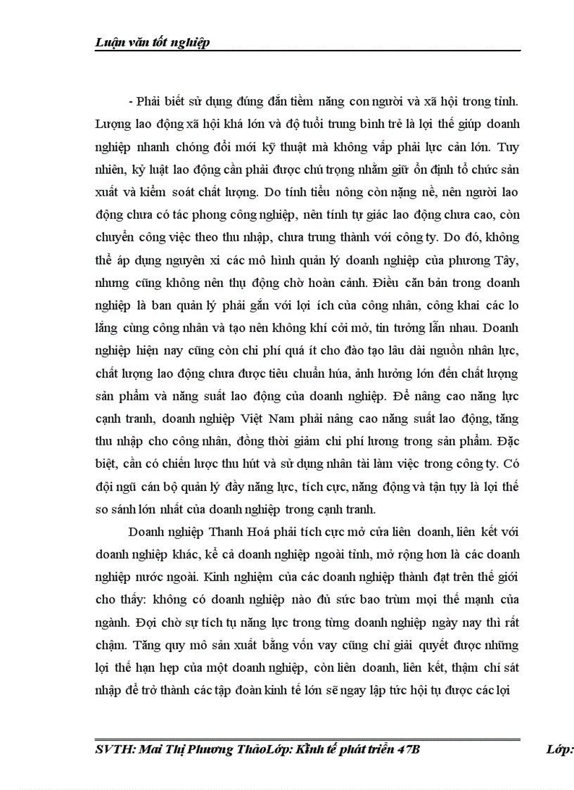 image for page Nâng cao khả năng cạnh tranh các doanh nghiệp nhỏ và vừa trên địa bàn tỉnh Thanh Hóa giai đoạn 2009 2015