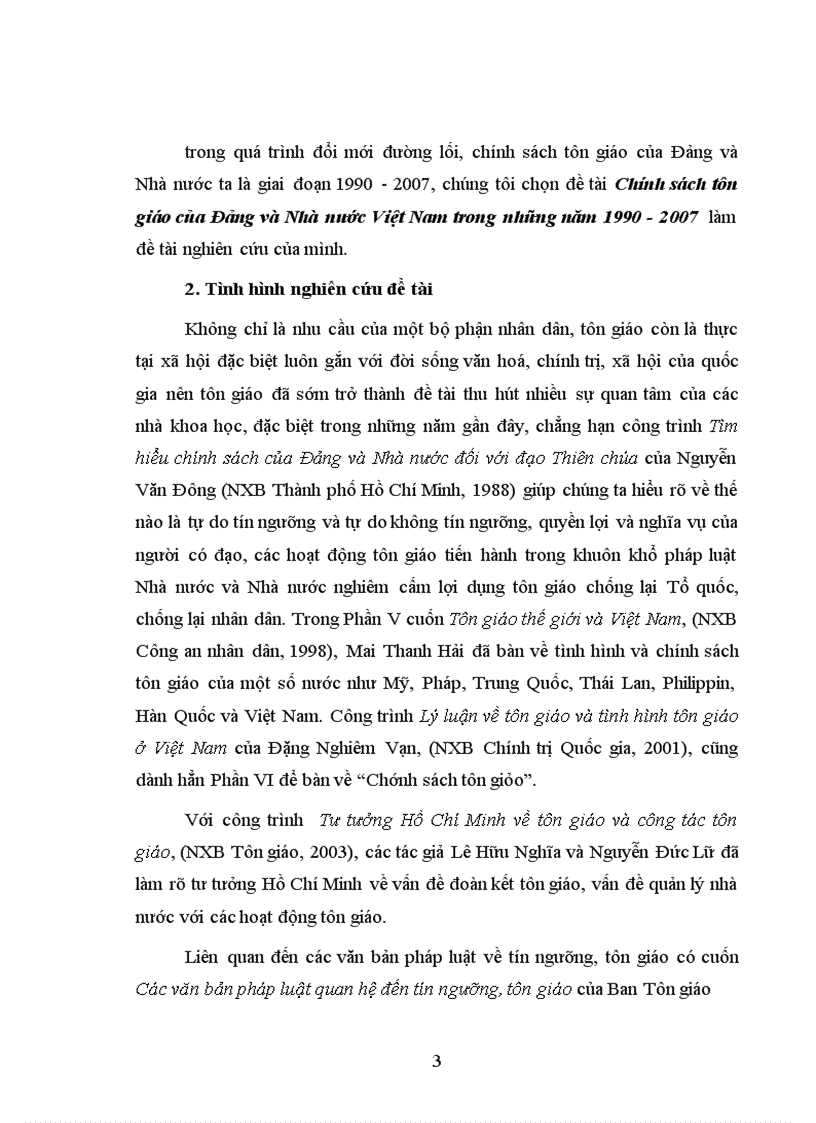 image for page Chính sách tôn giáo của Đảng và Nhà nước Việt Nam trong những năm 1990 2007 1
