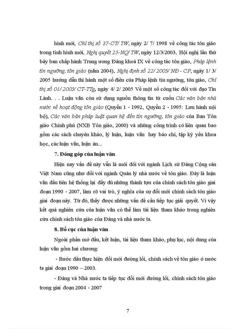 image for page Chính sách tôn giáo của Đảng và Nhà nước Việt Nam trong những năm 1990 2007 1