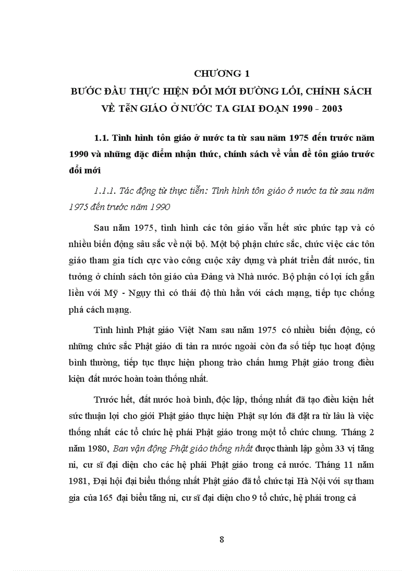 image for page Chính sách tôn giáo của Đảng và Nhà nước Việt Nam trong những năm 1990 2007 1