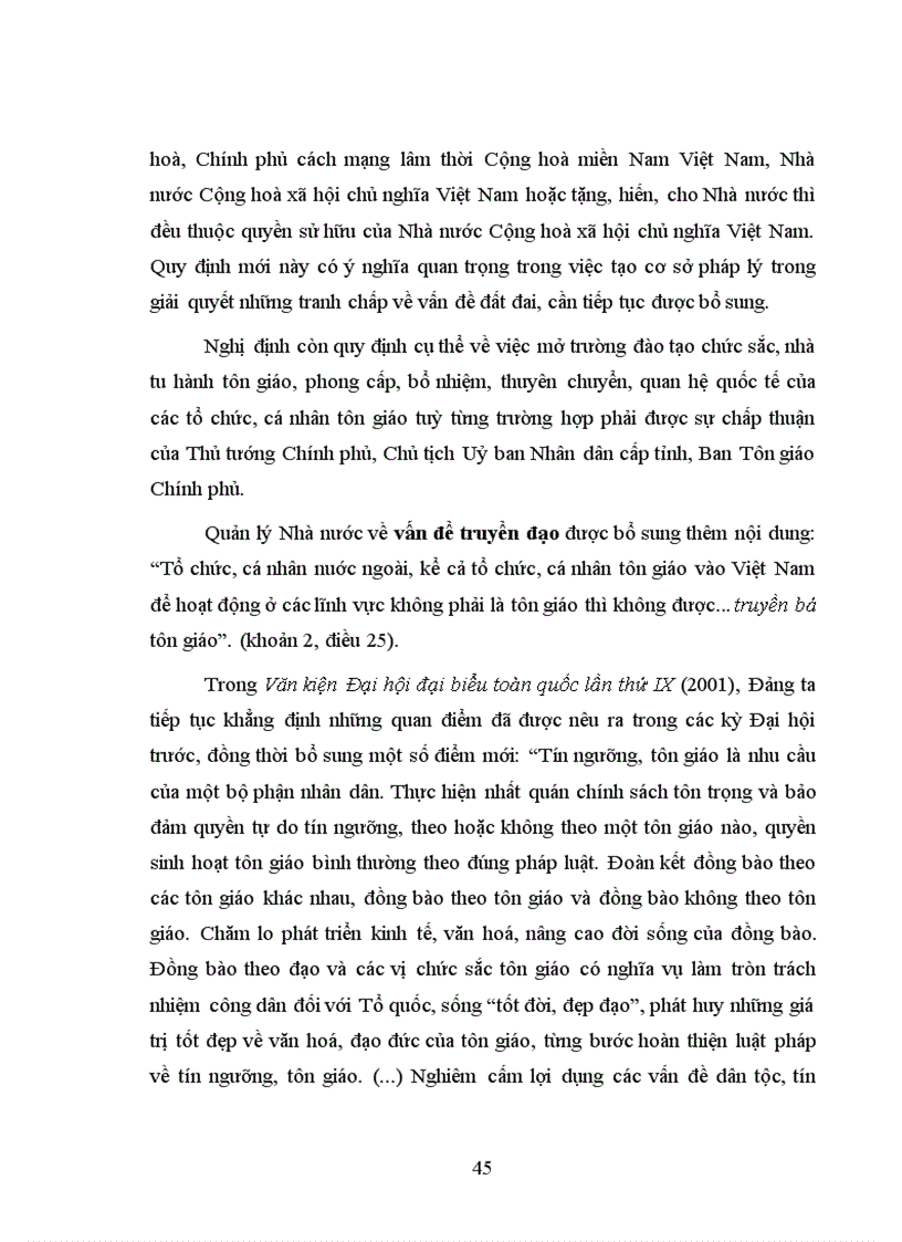image for page Chính sách tôn giáo của Đảng và Nhà nước Việt Nam trong những năm 1990 2007 1