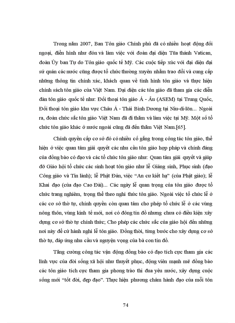 image for page Chính sách tôn giáo của Đảng và Nhà nước Việt Nam trong những năm 1990 2007 1