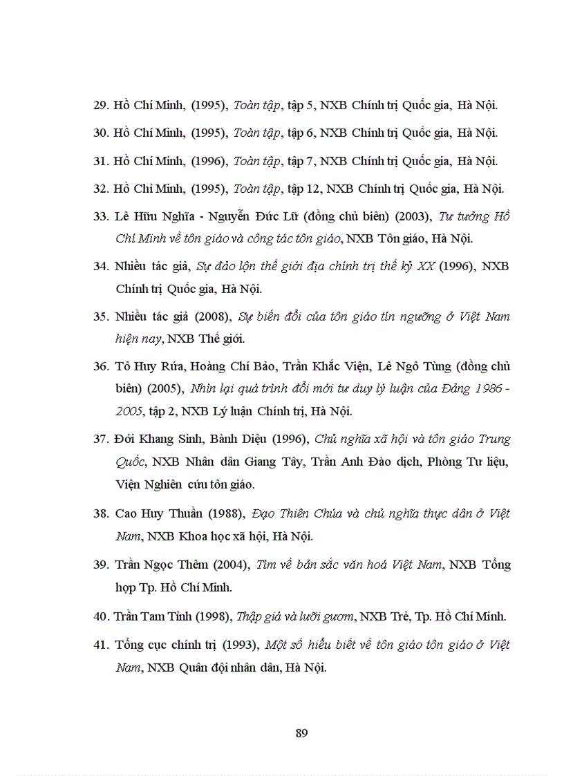 image for page Chính sách tôn giáo của Đảng và Nhà nước Việt Nam trong những năm 1990 2007 1