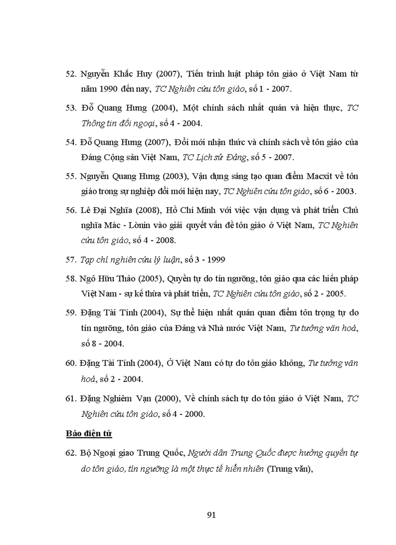 image for page Chính sách tôn giáo của Đảng và Nhà nước Việt Nam trong những năm 1990 2007 1