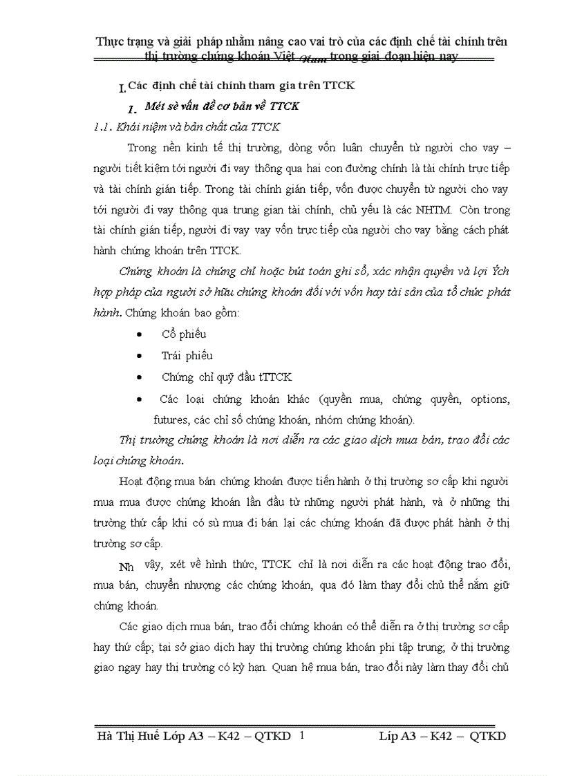 image for page Thực trạng và giải pháp nhằm nâng cao vai trò của các định chế tài chính trên thị trường chứng khoán Việt Nam trong giai đoạn hiện nay 1