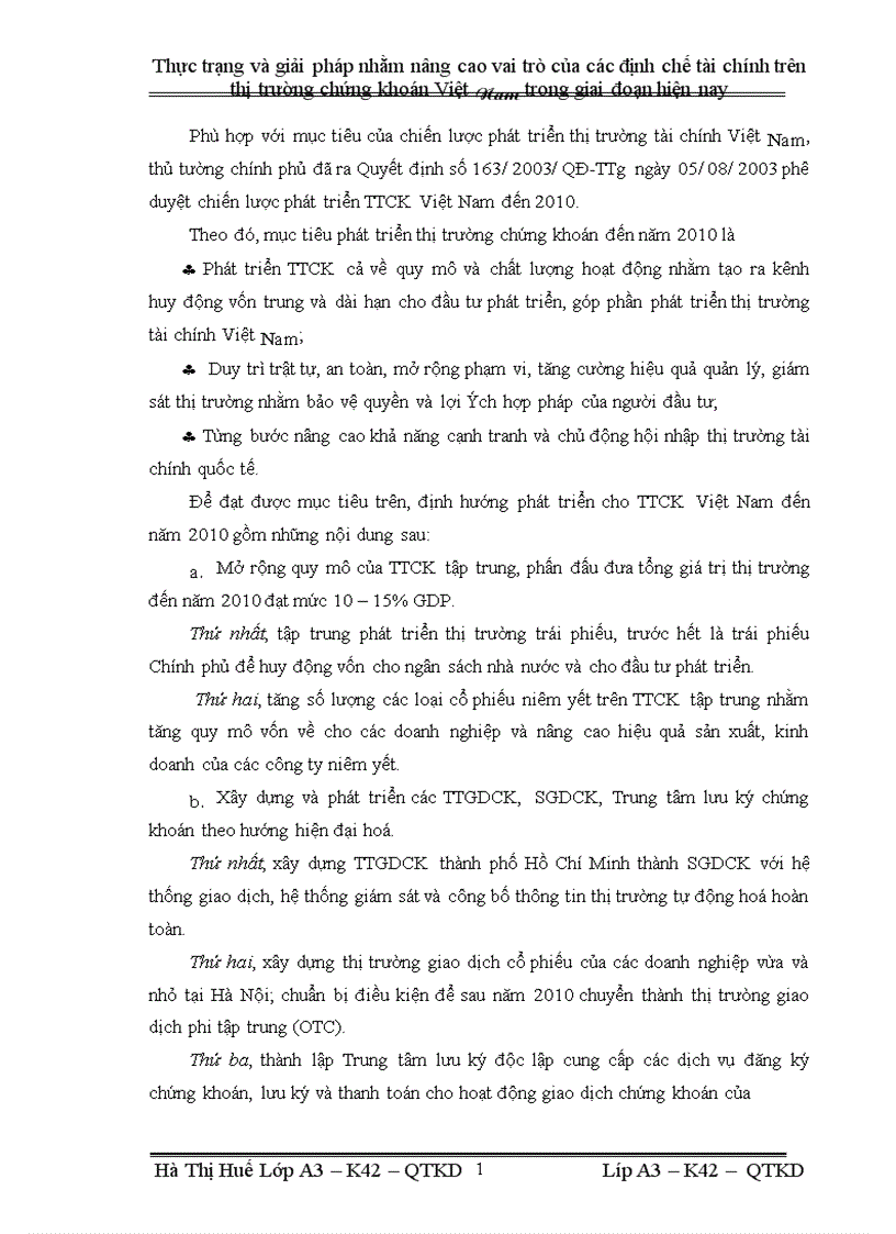 image for page Thực trạng và giải pháp nhằm nâng cao vai trò của các định chế tài chính trên thị trường chứng khoán Việt Nam trong giai đoạn hiện nay 1