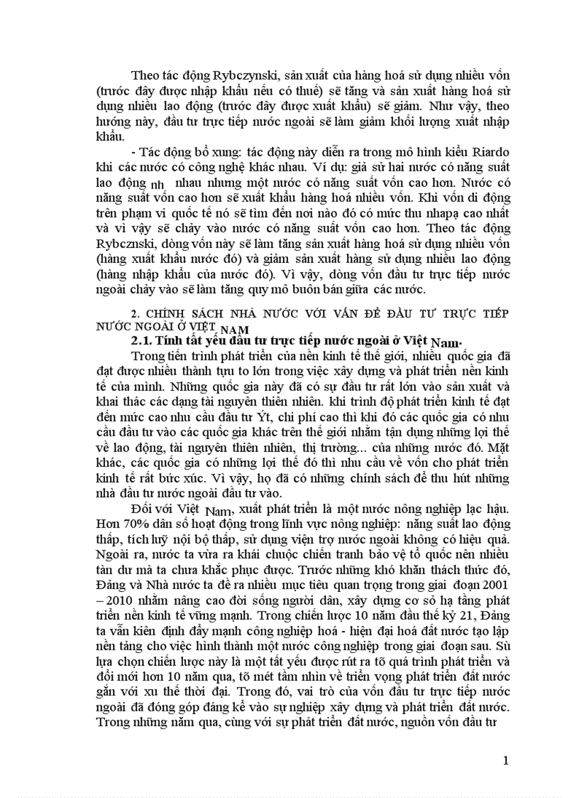 image for page Một số giải pháp nhằm thu hút nguồn vốn đầu tư trực tiếp nước ngoài ở Việt Nam trong quá trình sự nghiệp CNH HĐH 1