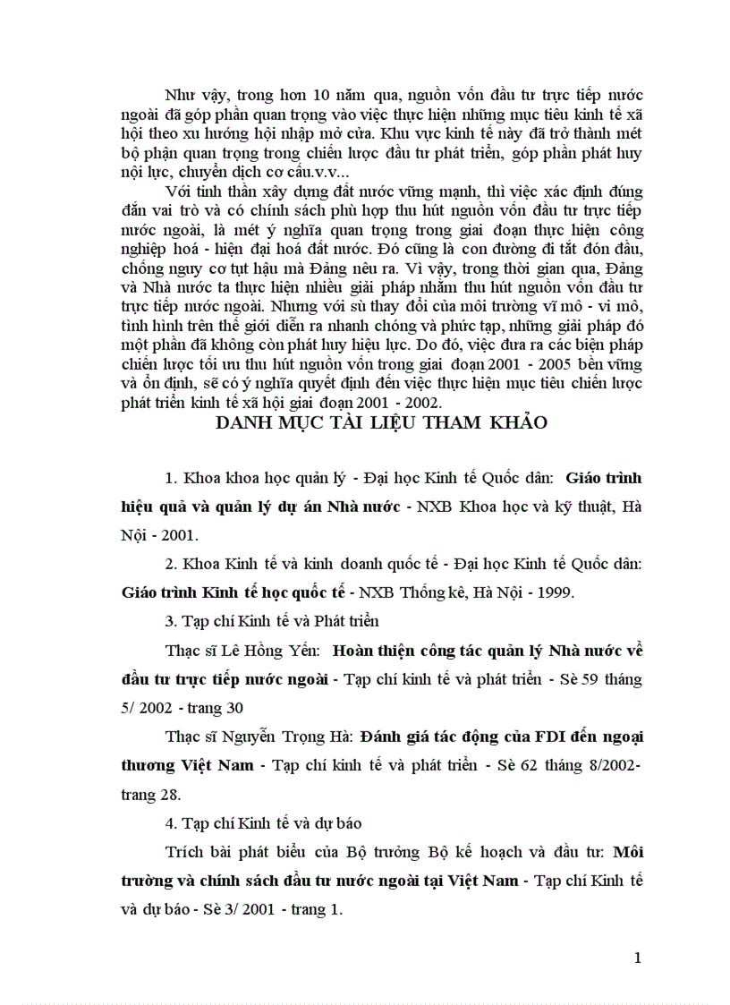 image for page Một số giải pháp nhằm thu hút nguồn vốn đầu tư trực tiếp nước ngoài ở Việt Nam trong quá trình sự nghiệp CNH HĐH 1