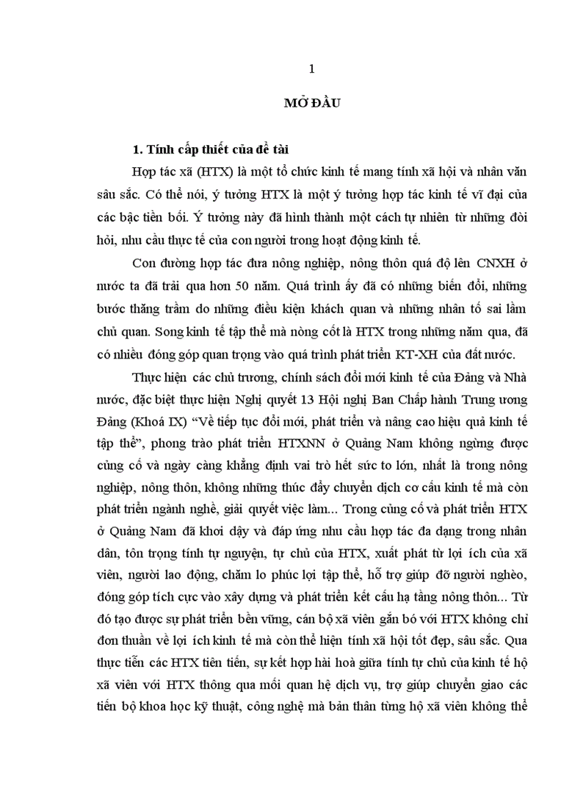 image for page Phát triển hợp tác xã kiểu mới trong nông nghiệp trên địa bàn tỉnh Quảng Nam