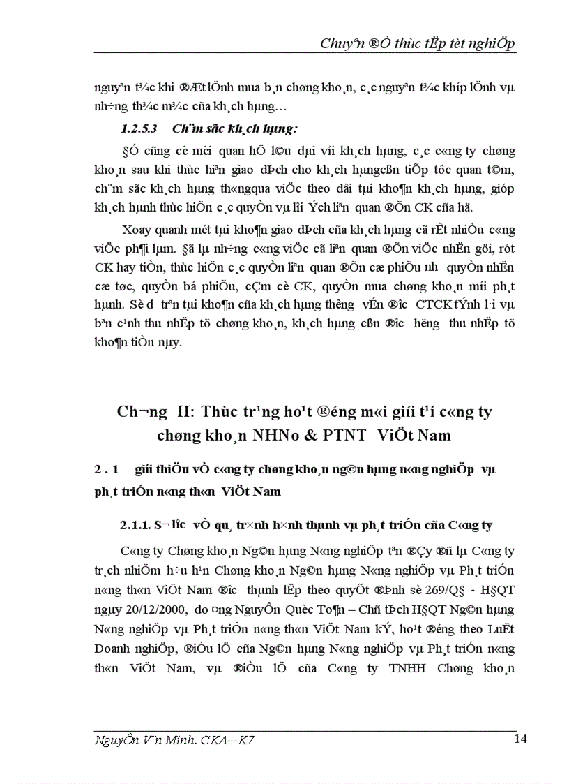 image for page Phát triển nghiệp vụ môi giới chứng khoán tại Công ty chứng khoán Ngân hàng Nông nghiệp và Phát triển nông thôn Việt Nam