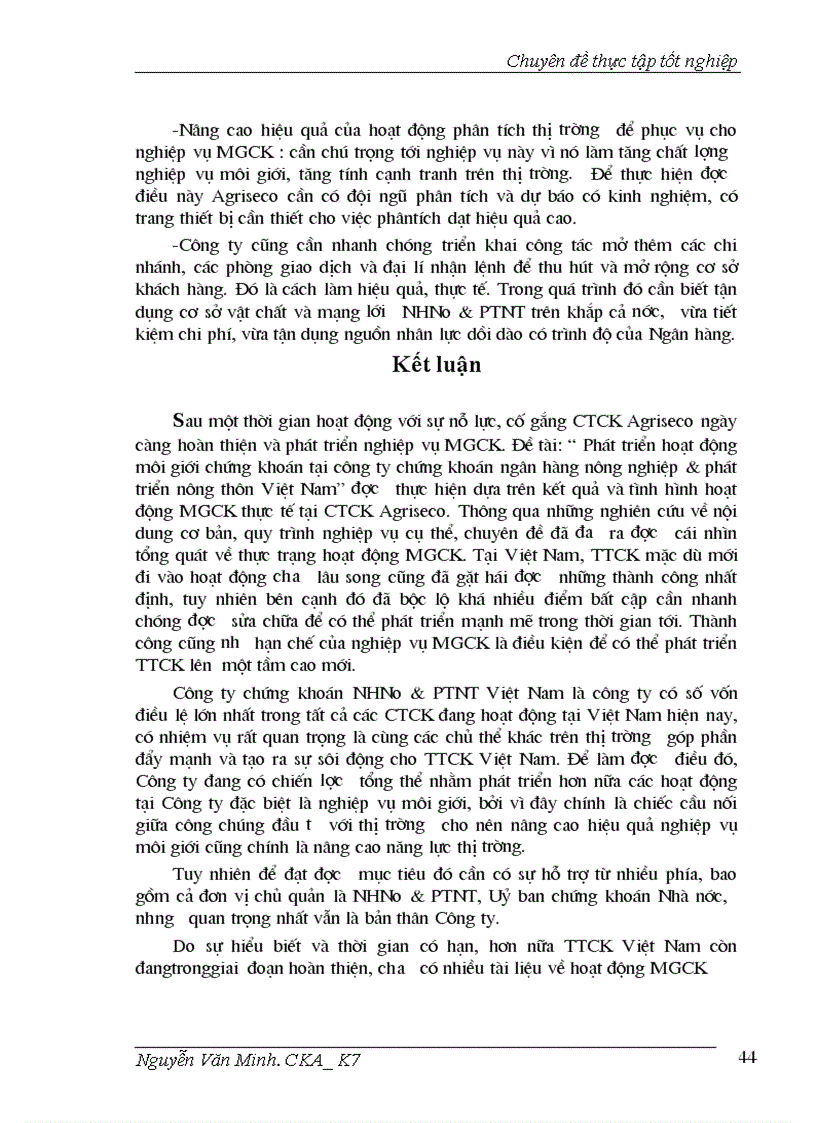 image for page Phát triển nghiệp vụ môi giới chứng khoán tại Công ty chứng khoán Ngân hàng Nông nghiệp và Phát triển nông thôn Việt Nam