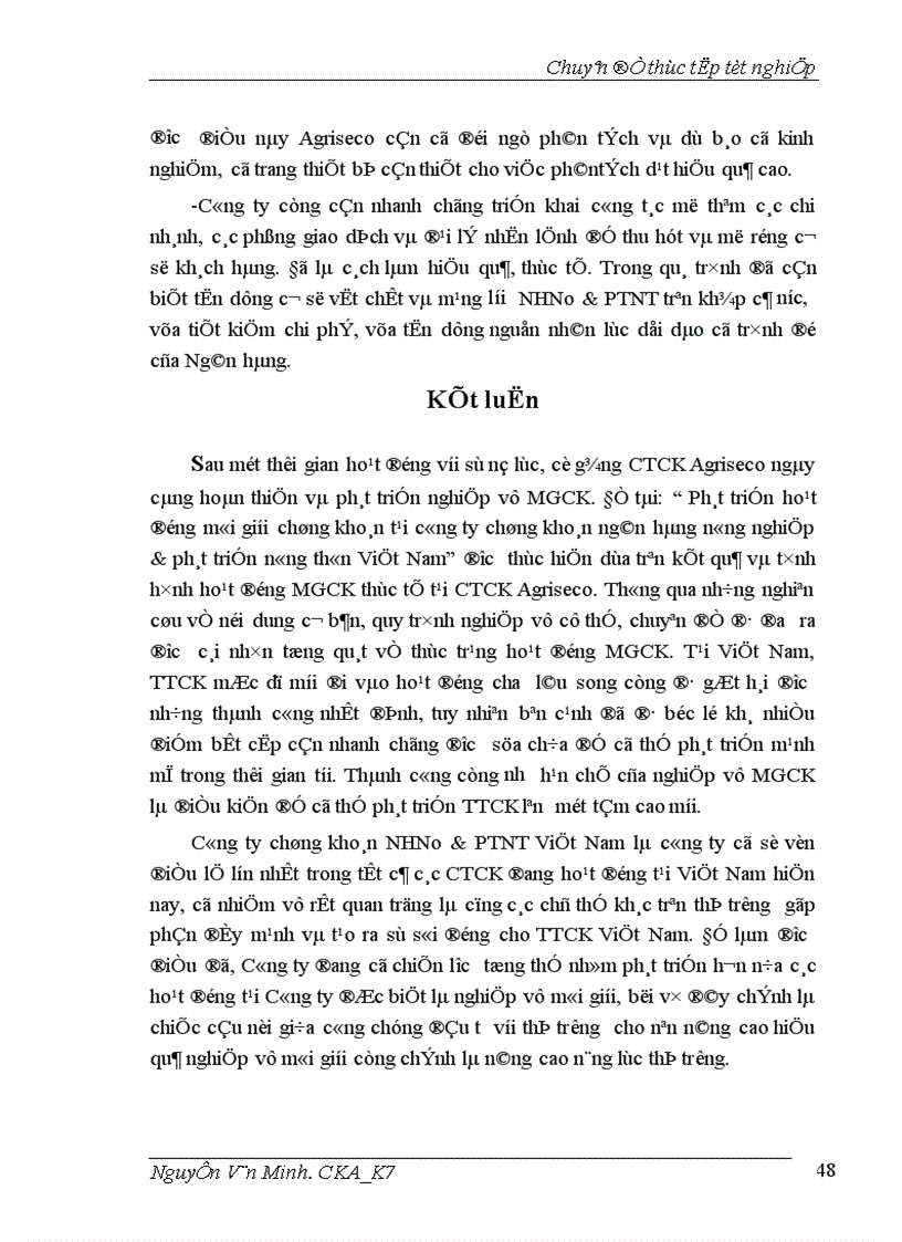 image for page Phát triển nghiệp vụ môi giới chứng khoán tại Công ty chứng khoán Ngân hàng Nông nghiệp và Phát triển nông thôn Việt Nam