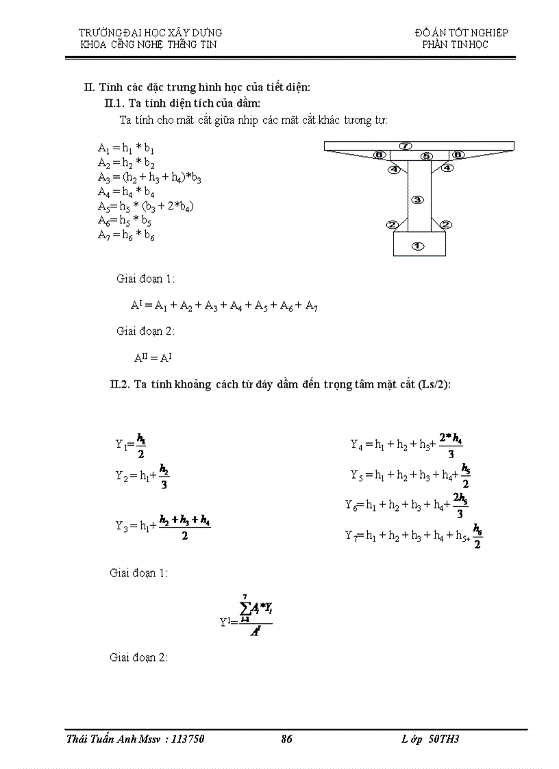 image for page Thiết kết chương trình tính toán tổ hợp nội lực dầm t dul