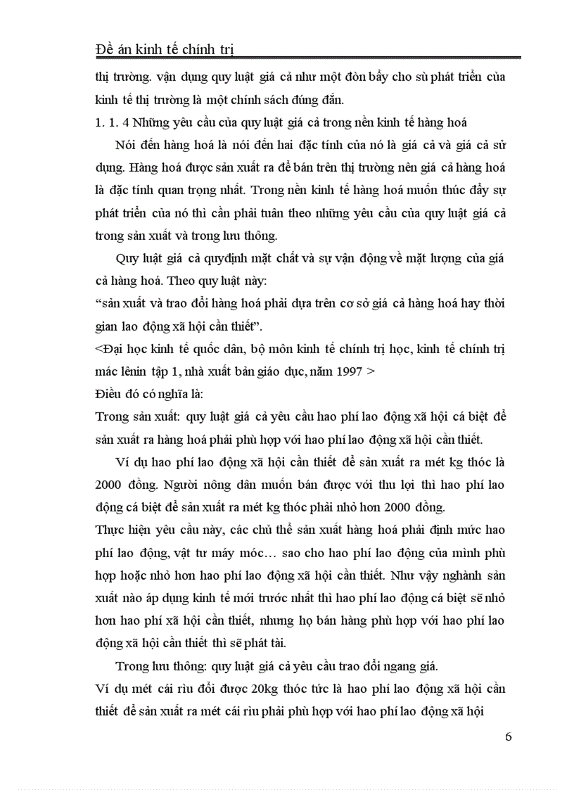 image for page Lý luận giá cả của Mác và sự vận dụng vào Việt Nam hiện nay 1