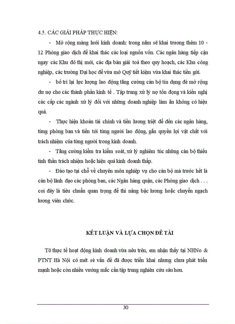 image for page Giải pháp mở rộng và nâng cao chất lượng cho vay tiêu dùng tại NHNo PTNT Hà Nội 1