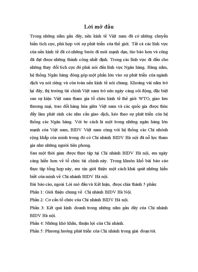 image for page Kết quả kinh doanh trong những năm gần đây của Chi nhánh BIDV Hà nội