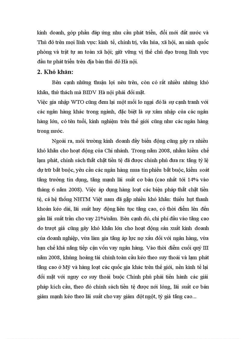 image for page Kết quả kinh doanh trong những năm gần đây của Chi nhánh BIDV Hà nội