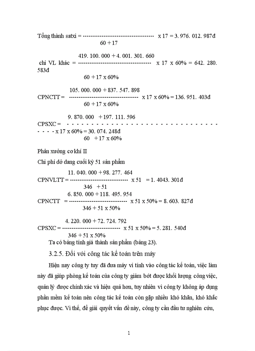 image for page Tổ chức kế toán tập hợp chi phí sản xuất và tính giá thành sản phẩm tại công ty cơ khí ô tô 3 2 1
