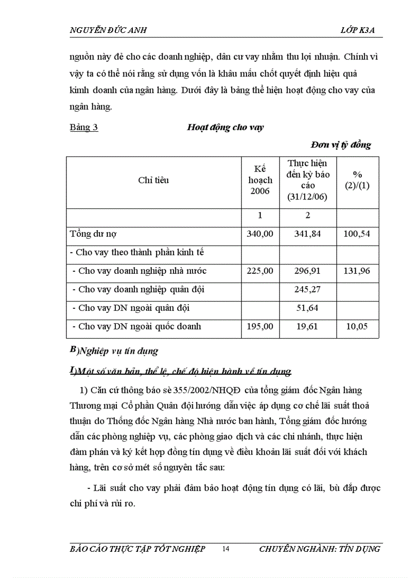 image for page Báo cáo thực tập tổng hợp tại Ngân hàng thương mại Cổ phần Quân đội Chi nhánh Thanh Xuân