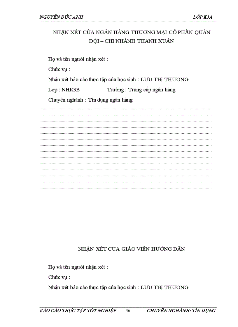 image for page Báo cáo thực tập tổng hợp tại Ngân hàng thương mại Cổ phần Quân đội Chi nhánh Thanh Xuân