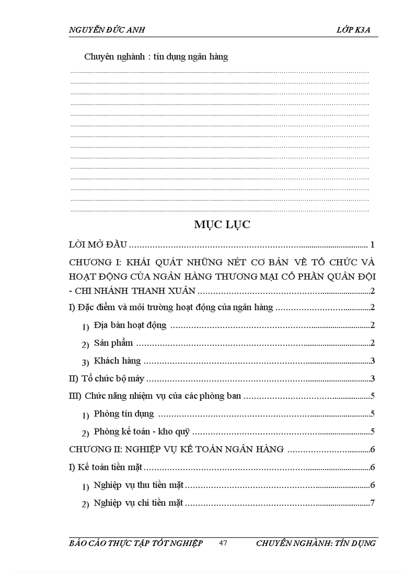 image for page Báo cáo thực tập tổng hợp tại Ngân hàng thương mại Cổ phần Quân đội Chi nhánh Thanh Xuân