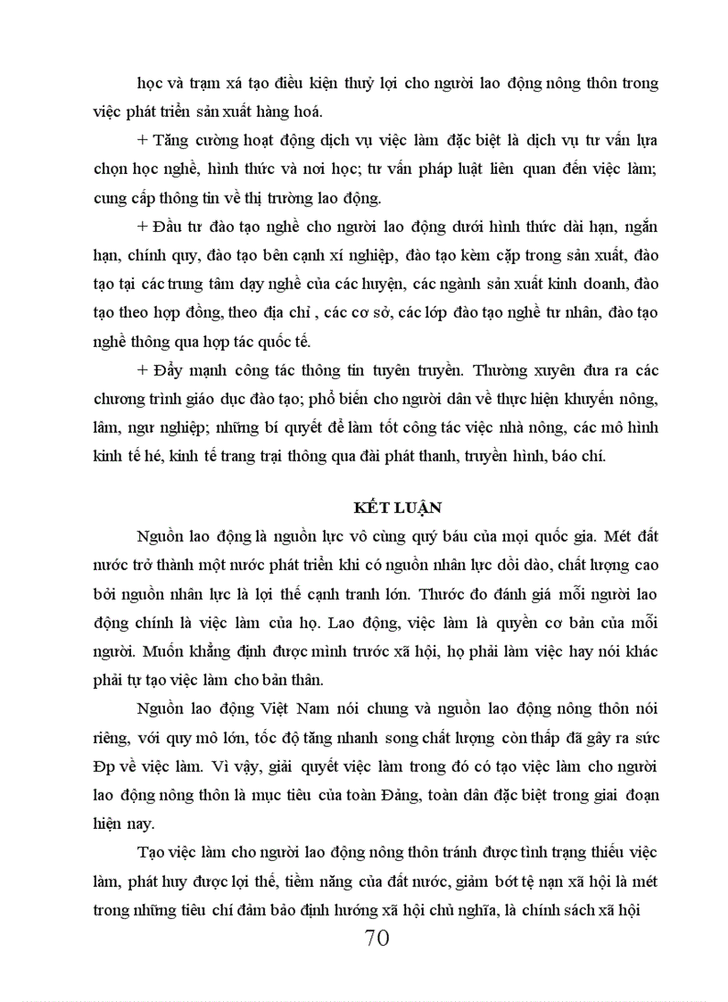 image for page Một số giải pháp tạo việc làm cho người lao động ở nông thôn Việt Nam hiện nay 1