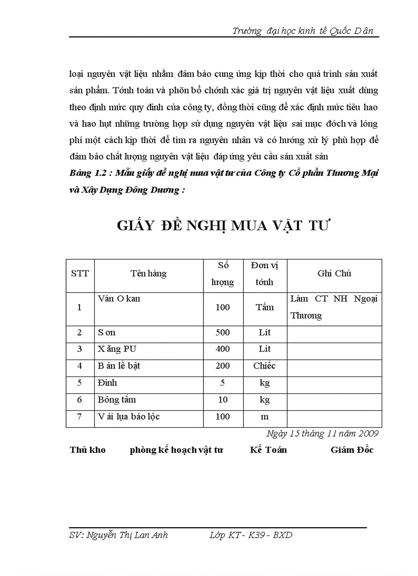 image for page Kế toán nguyên vật liệu tại Công ty Cổ phần Thương mại và Xây dựng Đông Dương 1