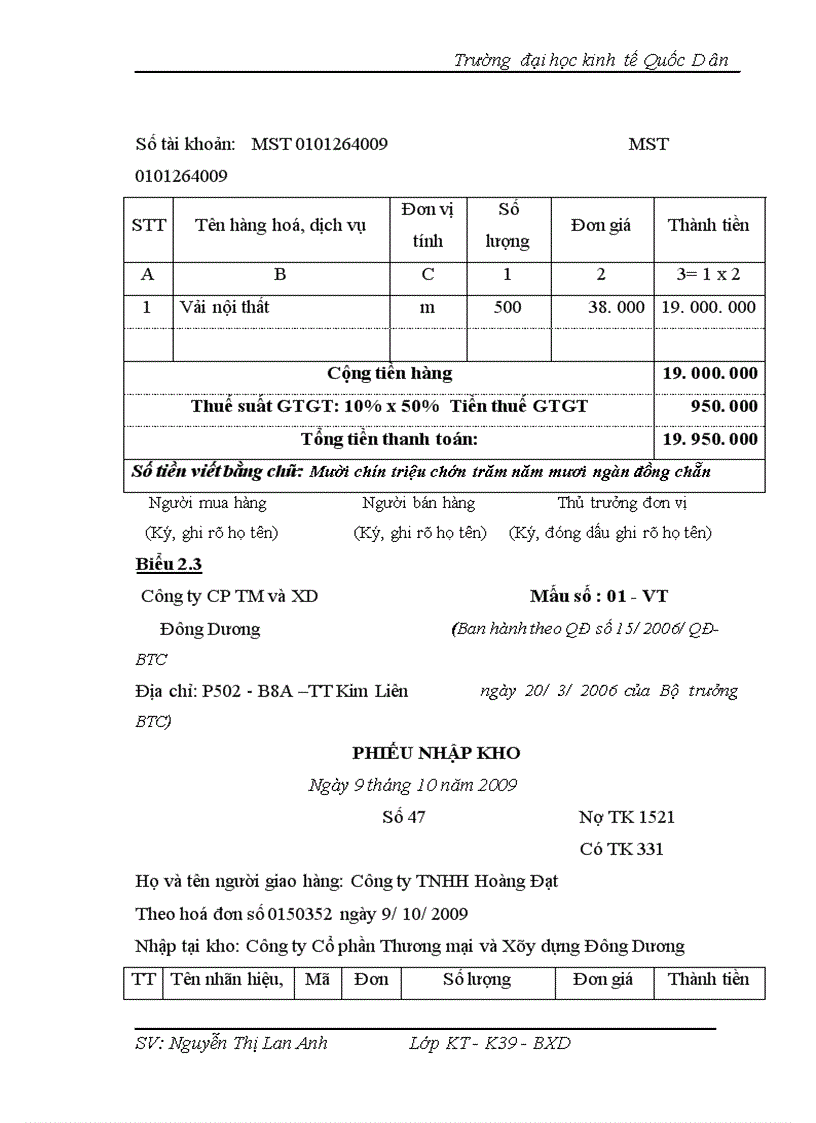 image for page Kế toán nguyên vật liệu tại Công ty Cổ phần Thương mại và Xây dựng Đông Dương 1