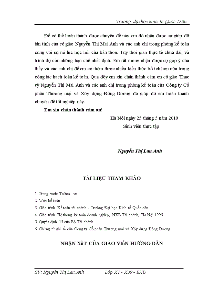 image for page Kế toán nguyên vật liệu tại Công ty Cổ phần Thương mại và Xây dựng Đông Dương 1