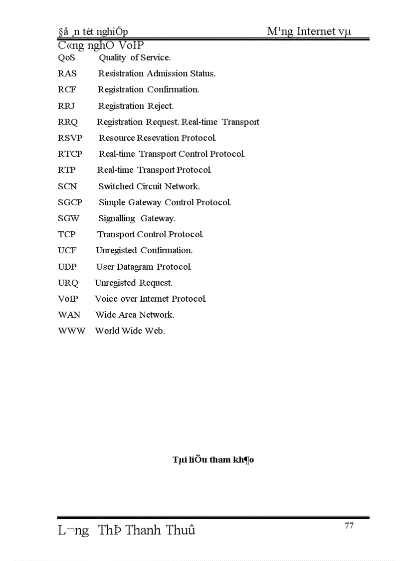 image for page Mạng Internet và Công nghệ VoIP 1