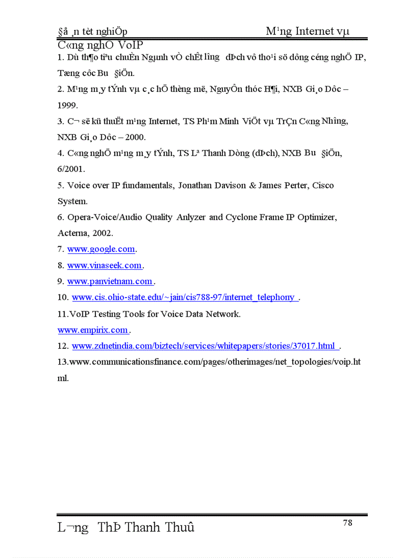 image for page Mạng Internet và Công nghệ VoIP 1