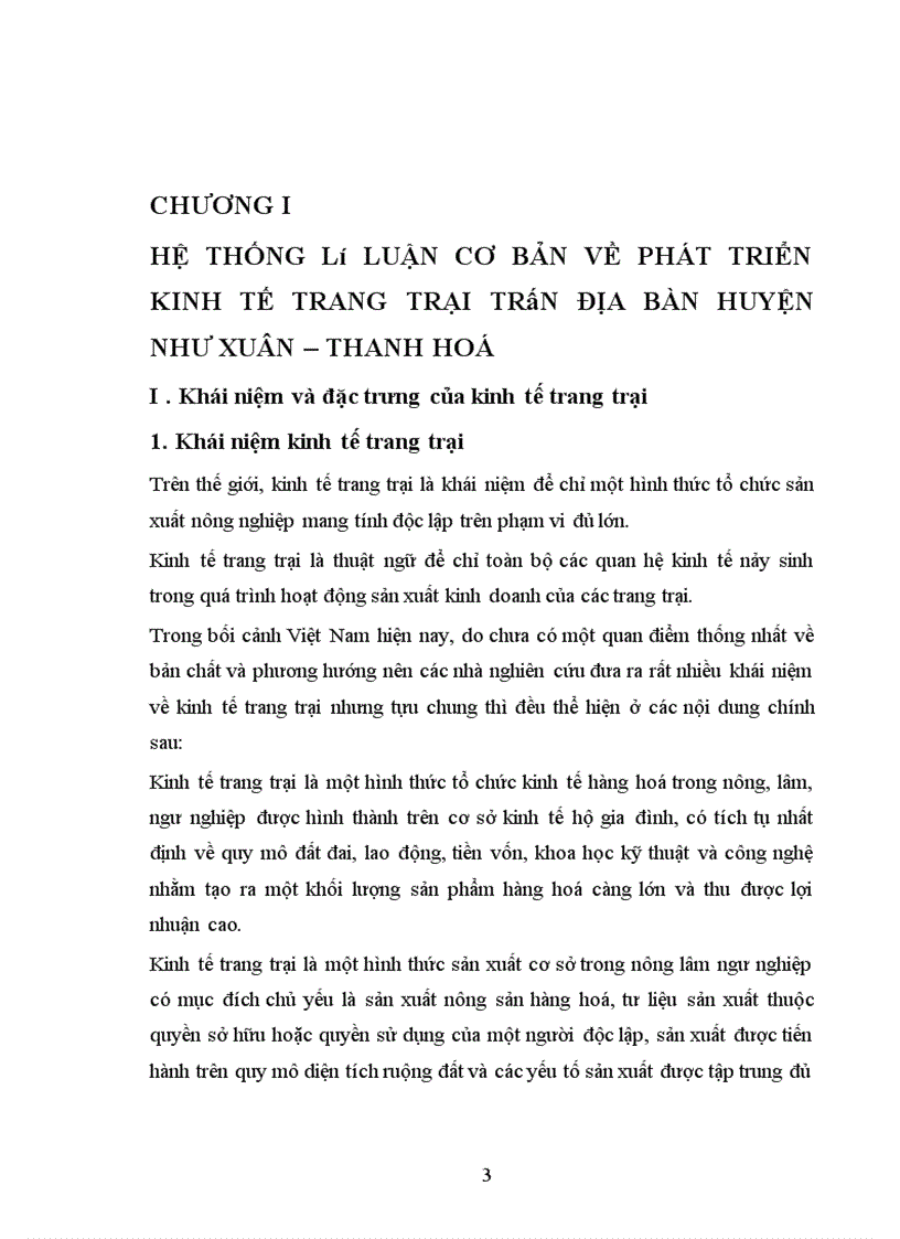 Phương hướng và giải pháp phát triển kinh tế trang trại trên địa bàn huyện Như Xuân Thanh Hoá giai đoạn 2006 2010