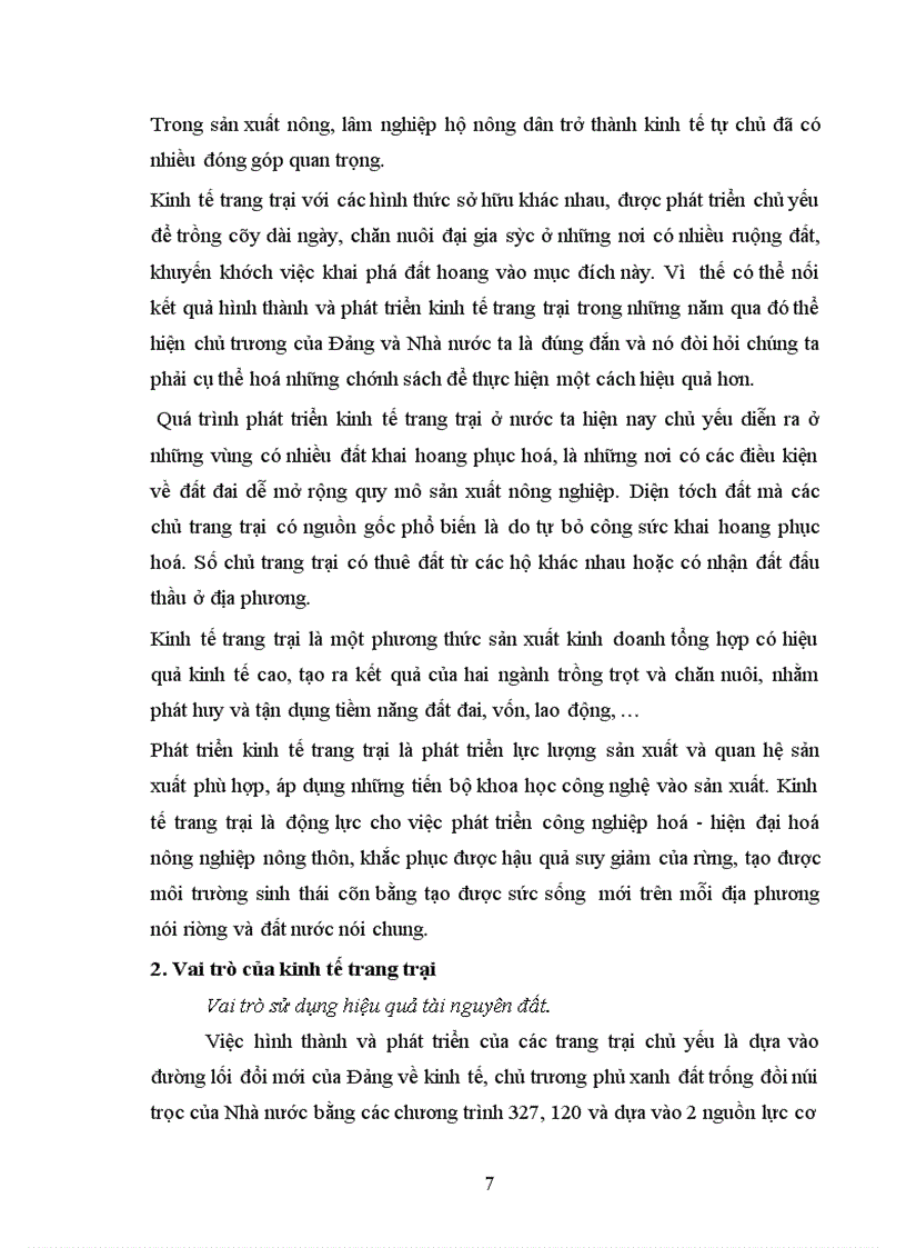 image for page Phương hướng và giải pháp phát triển kinh tế trang trại trên địa bàn huyện Như Xuân Thanh Hoá giai đoạn 2006 2010
