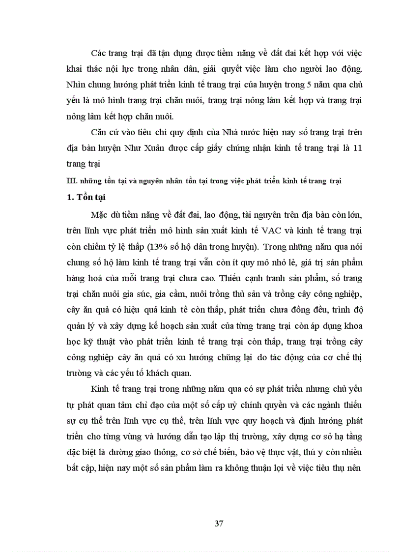 image for page Phương hướng và giải pháp phát triển kinh tế trang trại trên địa bàn huyện Như Xuân Thanh Hoá giai đoạn 2006 2010