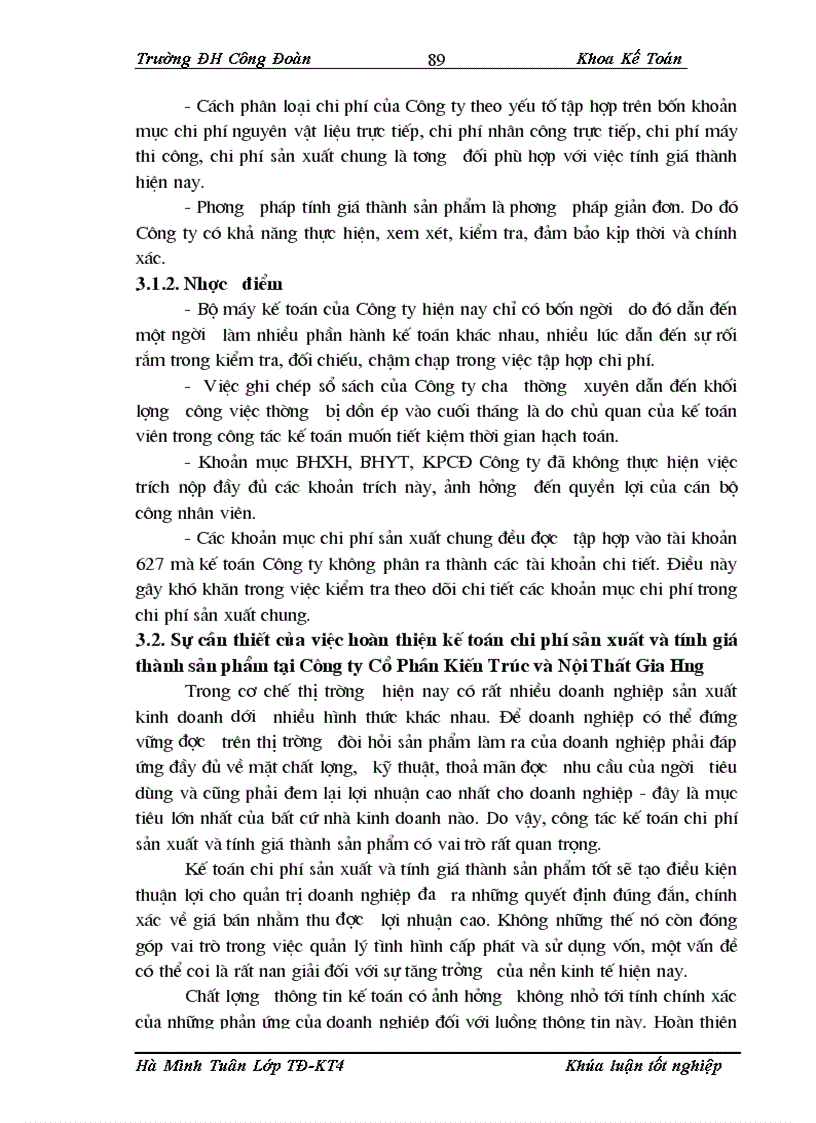 image for page Hoàn thiện công tác kế toán chi phí sản xuất và tính giá thành sản phẩm tại Công ty Cổ Phần Kiến Trúc và Nội Thất Gia Hưng 1