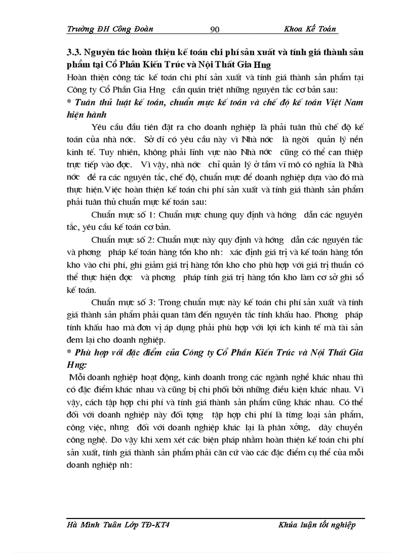 image for page Hoàn thiện công tác kế toán chi phí sản xuất và tính giá thành sản phẩm tại Công ty Cổ Phần Kiến Trúc và Nội Thất Gia Hưng 1