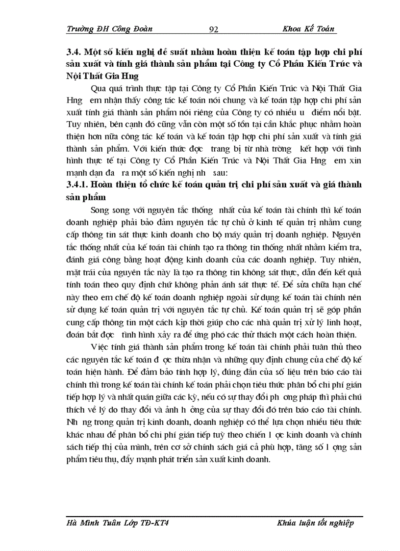image for page Hoàn thiện công tác kế toán chi phí sản xuất và tính giá thành sản phẩm tại Công ty Cổ Phần Kiến Trúc và Nội Thất Gia Hưng 1