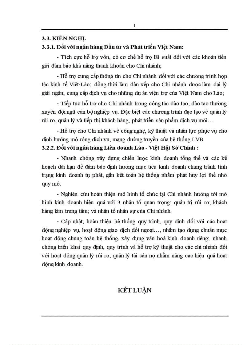 image for page Giải pháp mở rộng cho vay tiêu dùng tại Ngân hàng liên doanh Lào Việt Chi nhánh Hà Nội 1